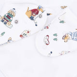 Winter Sports Dogs Green - Bandana Bib: O/S