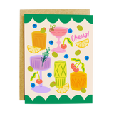 Vintage Cocktails Cheers Card