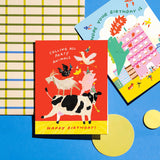 Farm Party Animal – Funny Birthday Card