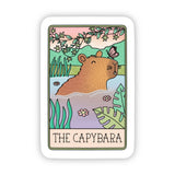 "The Capybara" Tarot Card Sticker