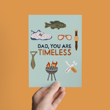 Dad, You Are Timeless, Iconic Father's Day Greeting Card
