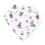 Winter Sports Dogs Green - Bandana Bib: O/S