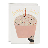 Panda Cupcake birthday greeting card