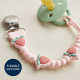 *NEW OPTIONS* Itzy Paci Strap Plus™: Pink Bows