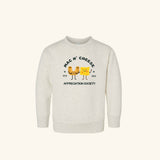 Kids long sleeve shirt - mac n cheese - toddler sweatshirt: 3T