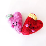 ❤️ Heart Rattle – Perfect in Pink or Red: Pink