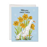 Baby Goose greeting card: Single