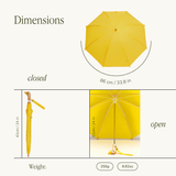 New! Yellow Kids Eco-Friendly Duckling Umbrella: Yellow