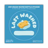Last Washed Sponge Sticker (Dry or Wet Erase)