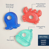 Cutie Coolers™ Soothing water-filled teethers - Nautical