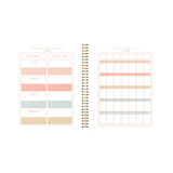 Undated Perpetual Planner - Color Block Daisy