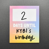 Days Until Countdown Dry Erase Magnet