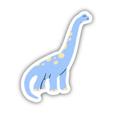 Cute Blue Long Neck Dinosaur Sticker