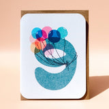 9th Birthday Card: A2