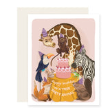 Animal Party |  Kids Birthday Children's Happy Birthday Card