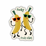Funky Fruit Vibes Banana Sticker
