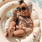 *NEW SIZE* Itzy Soother™ Natural Rubber Paci Sets: Coconut + Toast 6-18 M