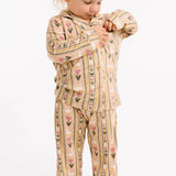 Spring Goose Bamboo Button Up Set: 8/9