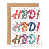 HBD Rainbow Card