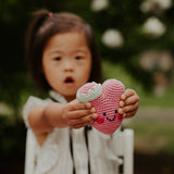 ❤️ Heart Rattle – Perfect in Pink or Red: Pink