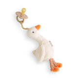 *NEW OPTIONS* Bitzy Pal Natural Rubber Pacifier & Plush: Cow