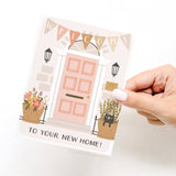 Welcome to Your New Home Door Greeting Card