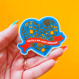Pasta Is My Love Language Waterproof Italian Food Sticker: Single