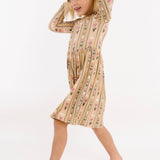 Spring Goose Bamboo Dress: 4T
