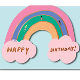 RAINBOW - Shaped Birthday Card