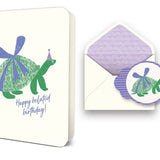 Happy Belated Birthday Deluxe Greeting Card
