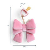 *NEW OPTIONS* Bitzy Pal Natural Rubber Pacifier & Plush: Cow