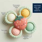 *NEW OPTION* Itzy Pop & Whirl™ - Bath + Travel Toy: Strawberry