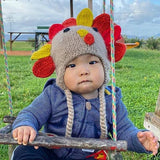 Turkey Earflap Beanie Hat Baby & Kids: L (2-6 Years)