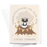 Congratulations On Your New Little Stinker Greeting Card