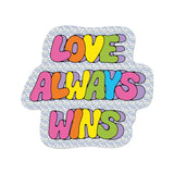 Love Always Wins sticker: Single