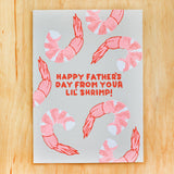 DAD SHRIMP GREETING CARD