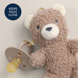*NEW OPTIONS* Bitzy Pal Natural Rubber Pacifier & Plush: Cow