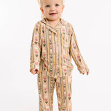 Spring Goose Bamboo Button Up Set: 5T