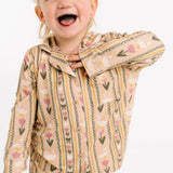 Spring Goose Bamboo Button Up Set: 4T