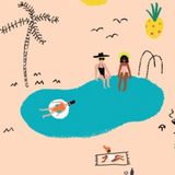 POOL PARTY FOREVER - Birthday Card