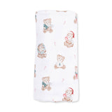 Christmas Teddy Bears Uni - Swaddle Blanket: 45X45