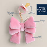 *NEW OPTIONS* Bitzy Pal Natural Rubber Pacifier & Plush: Cow
