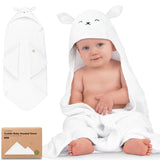 KeaBabies Cuddle Baby Hooded Towel: Lamb / Regular