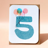 5th Birthday Card : A2