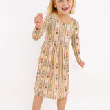 Spring Goose Bamboo Dress: 8/9