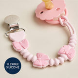*NEW OPTIONS* Itzy Paci Strap Plus™: Pink Bows