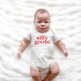 Silly Goose Baby Onesie, baby clothes, baby boy, baby girl: 3-6M