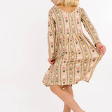 Spring Goose Bamboo Dress: 8/9